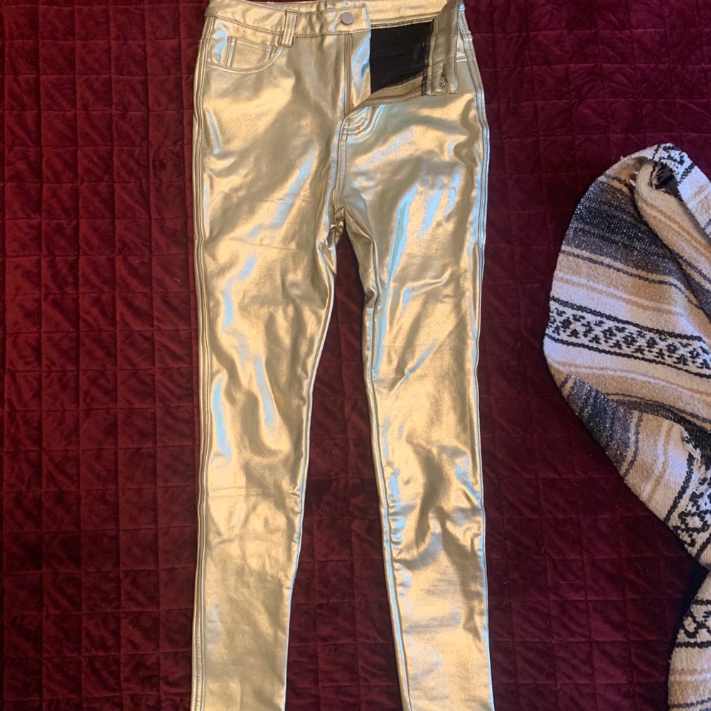 Gold leggings